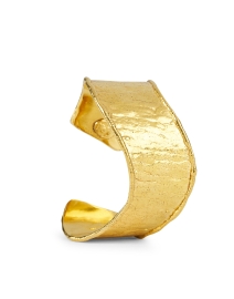 Front image thumbnail - Sylvia Toledano - Flow Gold Bangle Bracelet