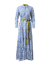 Tulsi Blue Print Cotton Dress