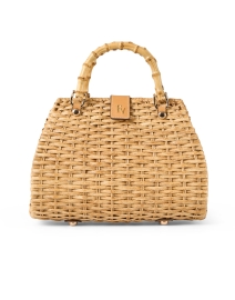 Product image thumbnail - Frances Valentine - Rooster Wicker Bamboo Handle Bag