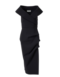 Product image thumbnail - Chiara Boni La Petite Robe - Fiynorc Black Stretch Jersey Dress