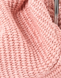 Fabric image thumbnail - Weekend Max Mara - Palmas Pink Woven Clutch