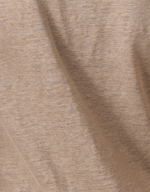 Fabric image thumbnail - Majestic Filatures - Beige Stretch Linen Polo Top