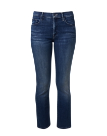 Product image thumbnail - Mother - The Insider Dark Wash Ankle Jean