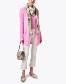 Look image thumbnail - Burgess - Pink Cotton Silk Travel Coat