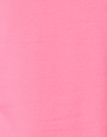 E.L.I. - Flamingo Pink Pima Cotton Ruched Sleeve Tee