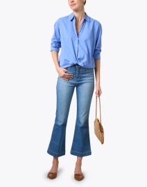 Look image thumbnail - Xirena - Beau All Blue Cotton Shirt