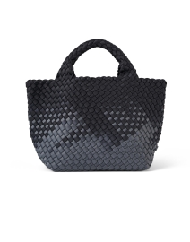 St. Barths Mini Grey Graphic Woven Handbag