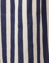 Fabric image thumbnail - Vilagallo - Izzy Navy Stripe Shirt Dress