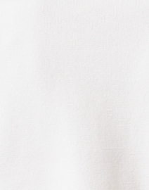Fabric image thumbnail - TSE Cashmere - White Cutout Cashmere Top