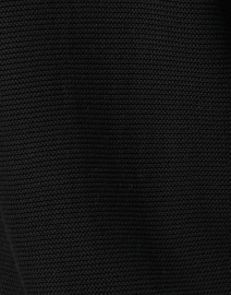 Fabric image thumbnail - Kinross - Black Cotton Garter Stitch Cardigan