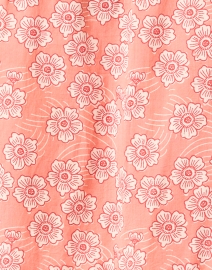 Fabric image thumbnail - Ro's Garden - Rachel Orange Print Cotton Blouse