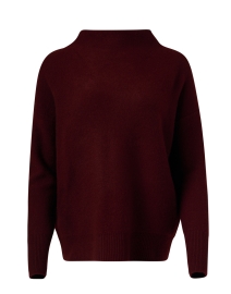 Product image thumbnail - Vince - Cinnamon Red Boiled Cashmere Sweater
