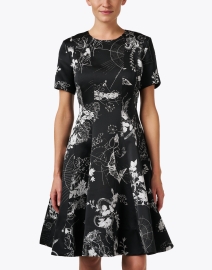 Front image thumbnail - Jason Wu Collection - Black and White Print Dress