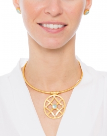 Tivoli Aquamarine Collar Necklace