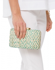 Indie Turquoise Clutch