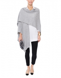 Sterling Grey Cashmere Travel Wrap