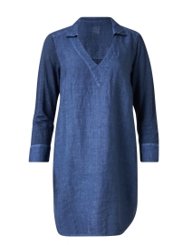 Product image thumbnail - 120% Lino - Navy Linen Dress