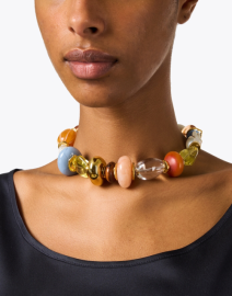 Look image thumbnail - Lizzie Fortunato - Monument Multi Collar Necklace