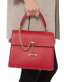 Paley Red Satchel