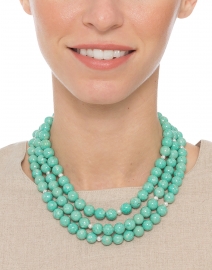 Westminster Turquoise Triple Strand Necklace