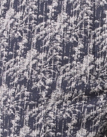 Fabric image thumbnail - Peserico - Navy Jacquard Cotton Stretch Pant