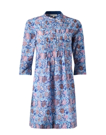 Blue Multi Print Dress