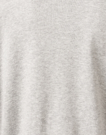 Fabric image thumbnail - Repeat Cashmere - Grey Knit Quarter Zip Sweater