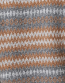 Fabric image thumbnail - Repeat Cashmere - Grey Multi Chevron Intarsia Sweater