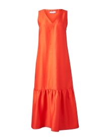 Orange Midi Dress