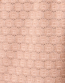 Fabric image thumbnail - St. John - Pink Lurex Pointelle Knit Jacket