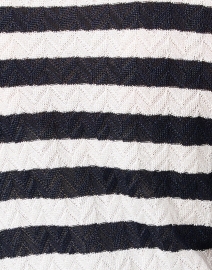 Fabric image thumbnail - Veronica Beard - Lisbeth White and Navy Striped Sweater