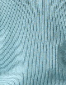 Fabric image thumbnail - Vince - Aqua Ribbed Cotton Shirt