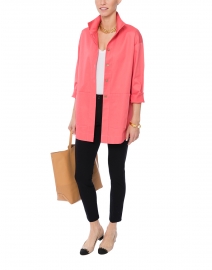Persimmon Cotton Sateen A-line Jacket