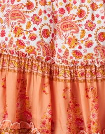 Fabric image thumbnail - Walker & Wade - Ibiza Orange Multi Print Dress