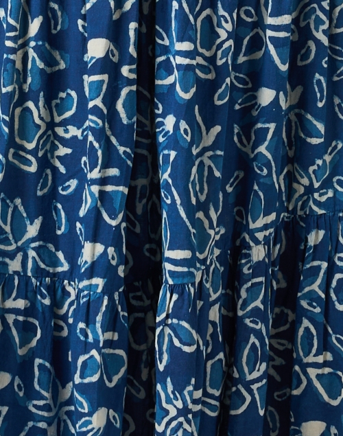Fabric image - Apiece Apart - Uva Blue Print Cotton Dress