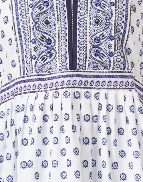 Fabric image - Bella Tu - Erin Bandana Print Tiered Dress