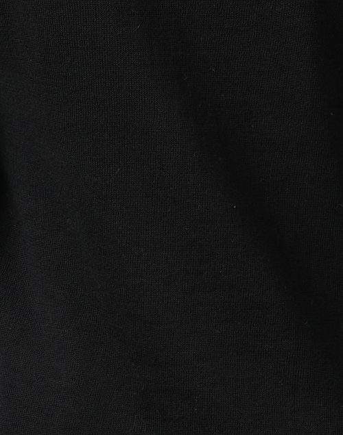 Fabric image - Blue - Black Pima Cotton Boatneck Sweater