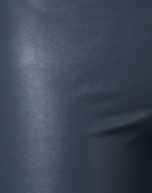 Fabric image - Brochu Walker - Juniper Dark Blue Faux Leather Pant