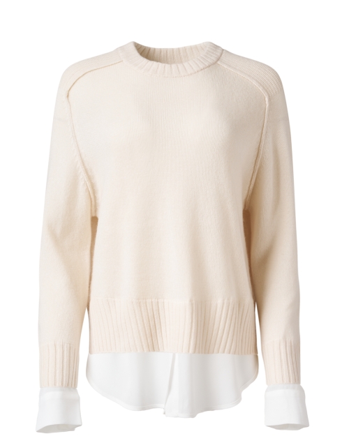 Product image - Brochu Walker - Parson Beige Wool Cashmere Looker Sweater