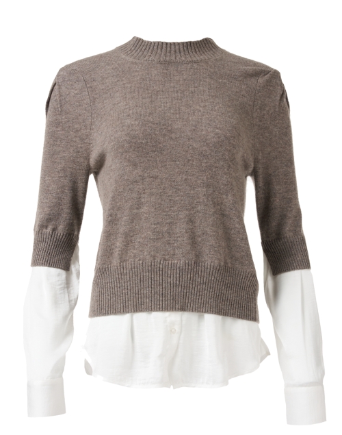 Product image - Brochu Walker - Stella Taupe Wool Cashmere Looker Sweater