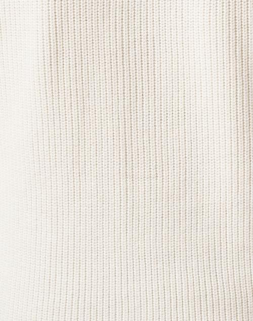 Fabric image - Burgess - White Cotton Cashmere Cardigan