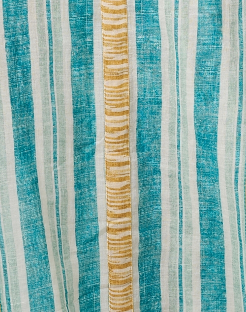 Fabric image - D'Ascoli - Sahara Blue and Gold Dress