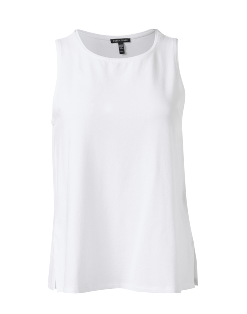 Product image - Eileen Fisher - White Stretch Jersey Knit Tank
