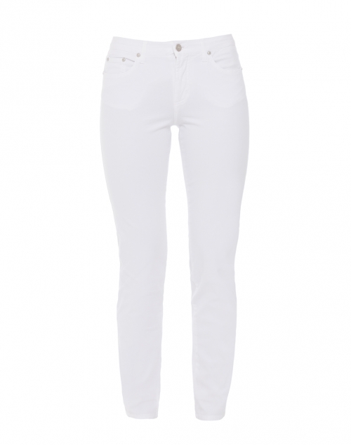 Fabrizio Gianni - White Stretch Cotton Twill Jeans