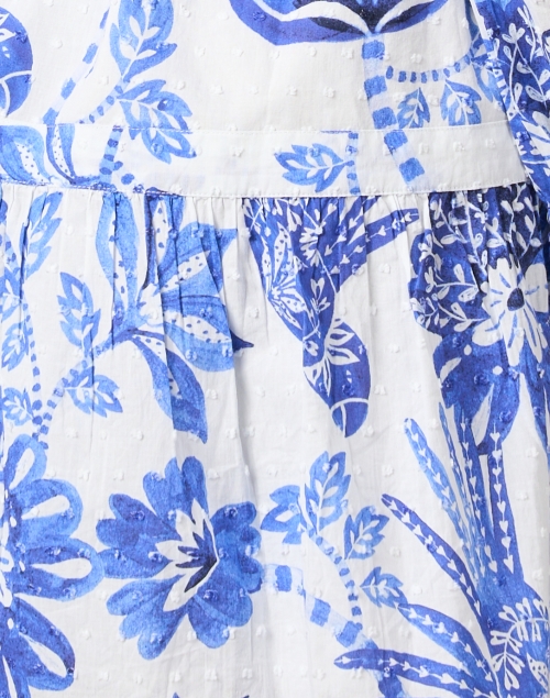 Fabric image - Farm Rio - Blue and White Cotton Dress