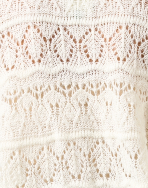 Fabric image - Farm Rio - Ivory Crochet Cardigan