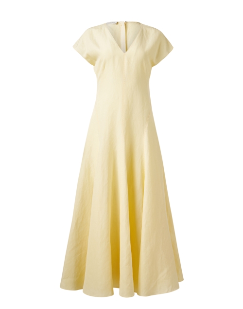 Lafayette 148 New York Yellow Silk Linen Dress