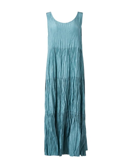 Product image - Eileen Fisher - Turquoise Crushed Silk Dress