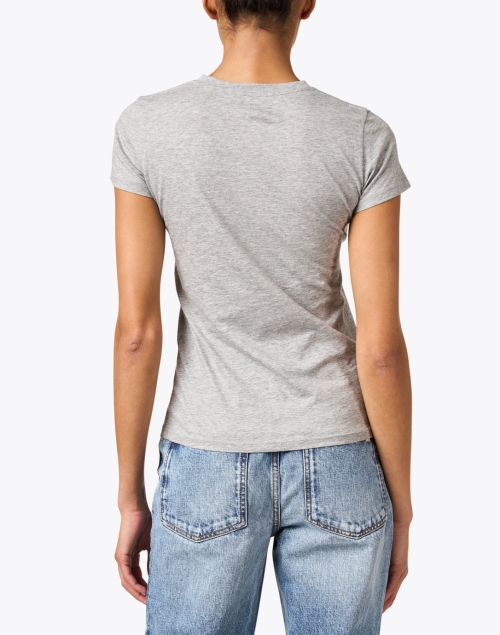 Back image - Vince - Grey Cotton T-Shirt
