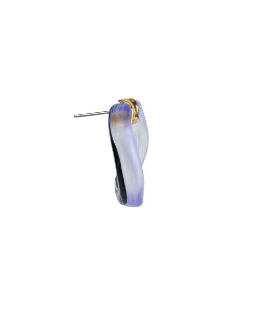 Back image - Alexis Bittar - Purple Lucite Link Earrings